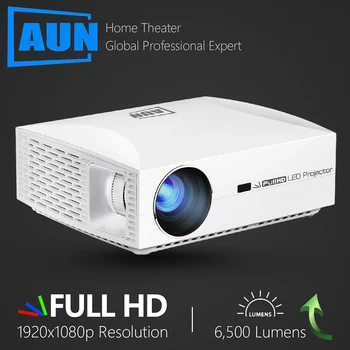 

In Stock Clearance Sale AUN Full HD Projector F30.1920x1080p Native Resolution,High to 6500 Lumens. Support 4K 3D Home Theater