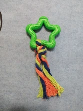 Interactive-Toy Rubber Knot Small-Dog-Training Durable-Shape Chewing Natural Pet-Dog