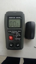 EMT01 de dos pines Digital medidor de humedad de madera 0-99.9% de probador de la humedad de la madera húmeda Detector con una gran pantalla LCD