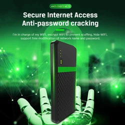 Cioswi – Mini routeur WiFi de poche CAT4, 10000mAh, Portable, 4G LTE, USB, point d'accès sans fil, fente pour carte Sim, MIFI001 