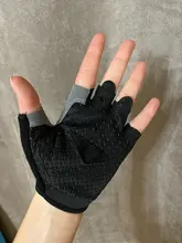 AOLIKES-guantes de ciclismo antideslizantes, para acampar, senderismo, gimnasio, Fitness, medio dedo