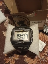 Reloj deportivo Digital multifunción para hombre, cronógrafo con alarma, 5Bar, luz trasera, pantalla cuadrada, resistente al agua, números grandes