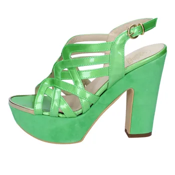 

G. P. For NOY BOLOGNA sandals woman green paint