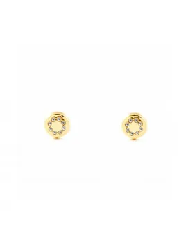 

Earrings Bebe or Girl Round Rhinestone (9 Kts.)
