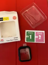 Cristal + cubierta para Apple Watch 6, funda de 44mm y 40mm para iWatch de 42mm y 38mm, parachoques + Protector de pantalla, accesorios para Apple watch Serie 5 4 3 SE