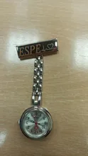 Broche personalizado grabado con tu nombre, Pin de solapa de acero inoxidable, de alta calidad, oro rosa, Fob, reloj de enfermera