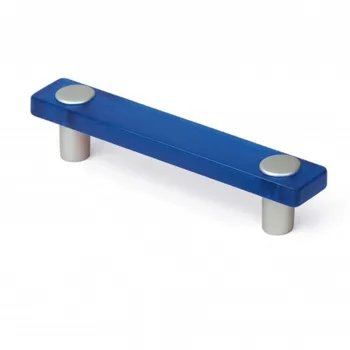 

Box with 10 tote youth style, made of plastic, with Blue finish and 96 mm distance between points.