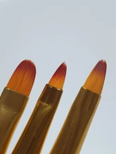 Juego de Herramientas de manicura, trazador de líneas de pintura, brochas de dibujo de flores, lápiz para dibujar pétalos, Gel UV para arte de uñas superior redondo de Metal, 3 uds.