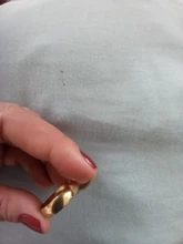 Anillo de compromiso dorado de lujo para pareja, joyería fina de estilo Simple a la moda, regalo de aniversario para hombre y mujer