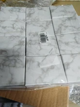 18 ~ 24 Uds de cartón de papel cajas de almacenamiento de caja de transporte para collares brazaletes pendientes cuadrado rectángulo