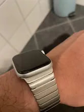 Correa de acero inoxidable para Apple Watch, banda de 44mm y 40mm para iWatch de 42mm/38mm, pulsera de Metal de mariposa para Apple watch serie 5 4 3 se 6