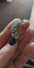 Hoop Earring Jewelry Metal-Flower Floral Colorful Women Fashion New-Design Wgoud Brand