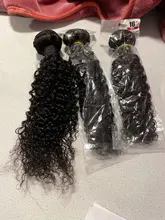 Pelo Rizado de la onda profunda mechones 100% pelo brasileño mechones Remy extensión rizado extensiones de cabello humano mechones 1/3/4 Uds