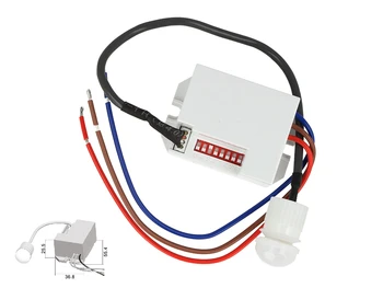 

Infrared motion sensor and Twilight downlight fitting hole 12mm IP20 360 degree SKU-5082