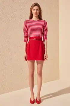 

Trendyol Belt Detail Skirt TWOSS20ET0031