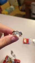 Anillos Vintage de Plata de Ley 925 para mujer, joyería de moda de boda, Anillos antiguos ajustables grandes