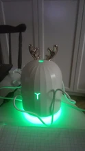 Mini Humidifier Essential-Oil-Diffuser Led-Light Car Aromatherapy Ultrasonic Deer Cool-Mist-Adorable