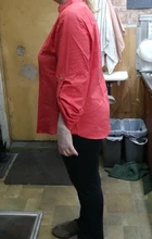 S-5XL de talla grande para mujer, camisas de moda de otoño, Tops blancos informales sueltos de Color sólido, Blusa de manga enrollable de algodón, blusa de cuello en V