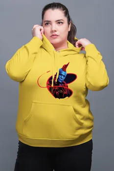 

Angemiel Wear Chipped The Yellow Women 'S Hooded Sweatshirt