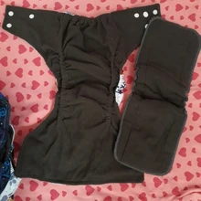 [Simfamily]-PAÑALES reutilizables impermeables para bebé, pañales de bambú carbón, tamaño bolsillo, venta al por mayor