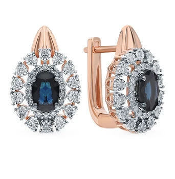 

Sunlight gold diamond earrings