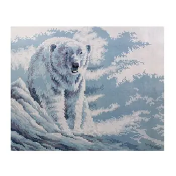 

Gz076 mosaic on a wooden base 'white Mika', 40*50 cm