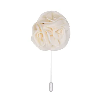 

Boutonniere on lapel flower 50052 (beige, needle, cotton)