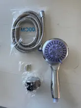 Shower-Head-Set Rain For Bathroom 5-Function Zhangji Round with Top-Quality Two-Colors