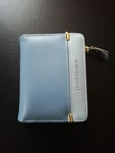 Cartera pequeña para mujer, monedero pequeño, billetera pequeña con broche para tarjeta de mujer