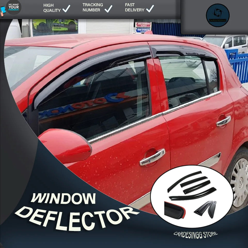 Car Window Accessories Opel Astra J 20092015 Window Deflectors On Rain Guard Visor Awnings