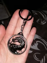 LLavero de dragón para coche, juego novedoso, Llavero de Metal de llavero de Mortal Kombat, para regalo, llavero, joyería para coches