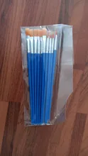 12 Uds. De pinceles de nailon para pintar, accesorios de arte para niños, pincel para pintar con acuarela, artículos de dibujo artístico