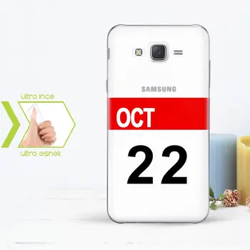 

Personalized Custom Samsung Galaxy J7 Slim Clear Silicone Phone Cover (Takvim-2)