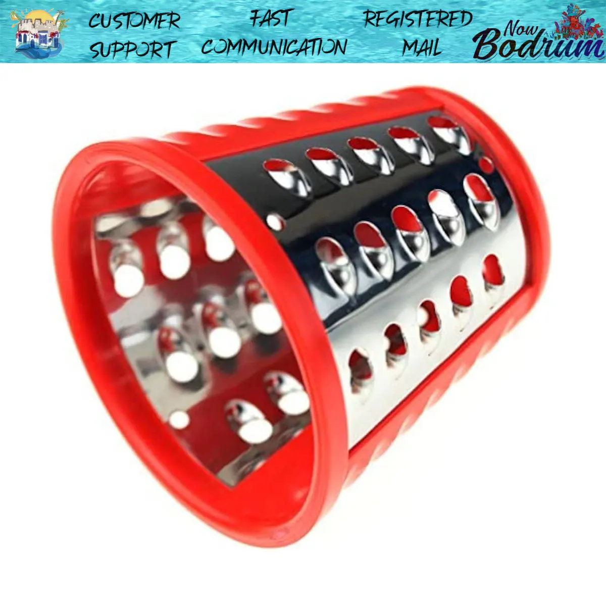 Red Grater Apparatus For Tefal Moulinex Quality Material Food Processor