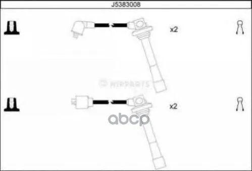 Провода В/В Mazda 626 1.8-2.0 91-97 Nipparts J5383008 Nipparts арт. J5383008