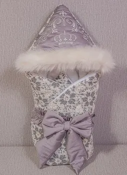 

Одеяло - конверт на выписку ЗИМА Комплекты на выписку и для прогулок 0-6 мес