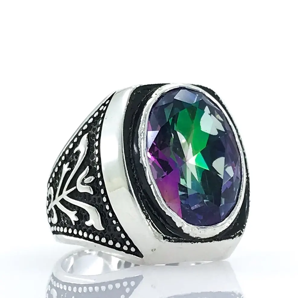 Изготовленный На Заказ Мистический топаз шеновалье чехол серебряное мужское