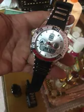 Relojes de lujo para hombre, de cuarzo, Digital, LED, de goma, militar, deportivo, militar, erkek kol saati