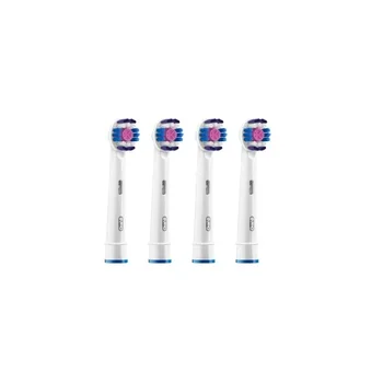 

Electric Toothbrush Replacement Brush Heads Refill for Oral-B 3D White 4 Count
