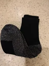 Calcetines térmicos de fibra de aluminio para invierno, calcetín grueso y cómodo para esquí de montaña, 35 grados, 1 par