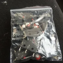 Mini Interruptor de Límite Micro palanca con rodillo de bisagra, 10 Uds.