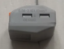 Cable-Connectors Splicing Push-In-Terminal-Block Fast-Wire Universal Mini SPL-2/3 Compact