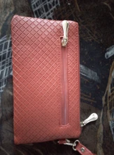 Bolso de mano de PU para mujer, cartera larga informal, monedero de grano Litchi, bolsa con cierre para muñeca, bolsillo para teléfono, tarjetero de crédito