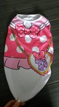 Chaleco de perro mascota dibujos animados, ropa de verano para perros pequeños, camisas de Chihuahua, Yorkshire, Maltes, ropa para mascotas, traje para gato