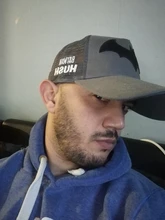 Gorra de béisbol con bordado de El caballero oscuro, sombrero bordado con bordado de Bruce