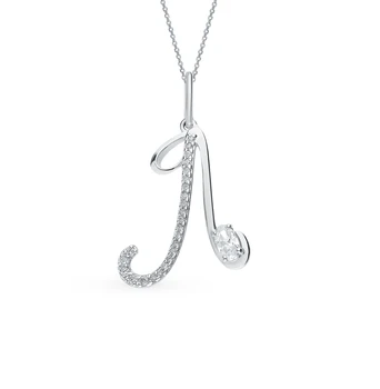 

Silver Pendant with cubic zirconia sunlight sample 925 test