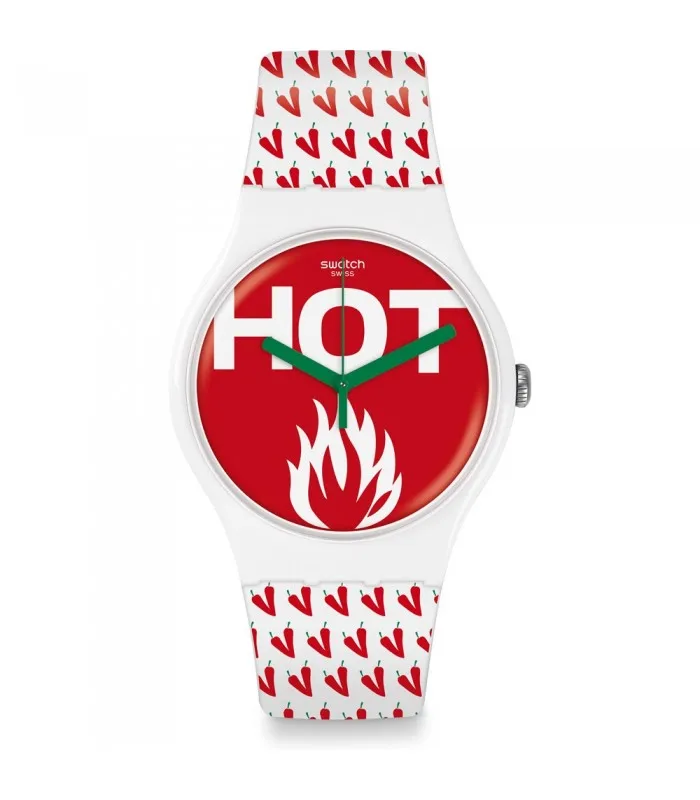 Часы swatch ORIGINALS NEW GENT 41 мм AU FEU SUOW146