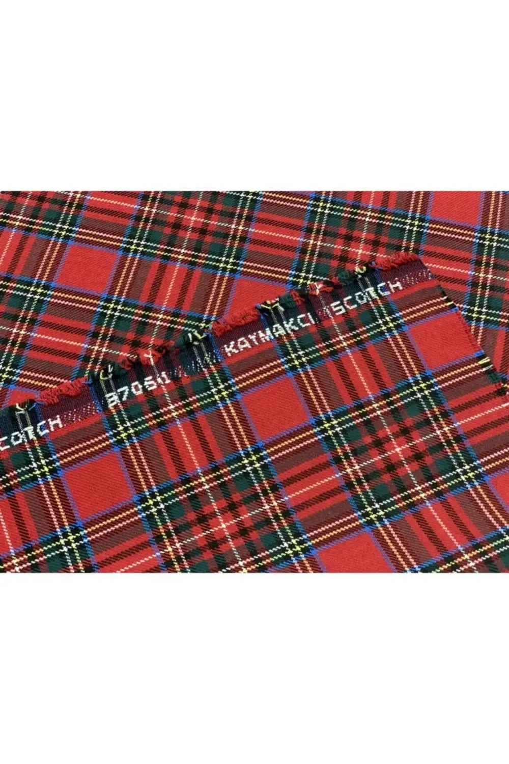 

3706-1 100cmx150cm Ecossaise Plaid Fabric High Christmas Tartan Scottish Polyester Viscose Cotton Twill Pleated Skirt Shirt