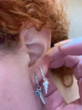 2020 nuevo gran oferta Plata de Ley 925 100% auténtica pendiente de caracola para las mujeres, joyería, regalo de fiesta de boda de compromiso