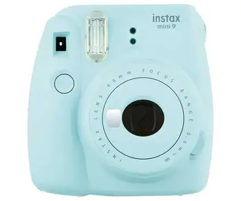 

FUJIFILM INSTAX MINI 9 ICE BLUE INSTANT CAMERA WITH FLASHLIGHT